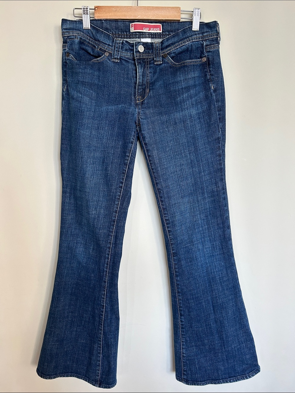 Gap Low-Rise  Dark Wash Flare Jeans